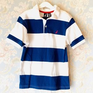 Boys Polo Shirt Nautica Size Medium 10/12